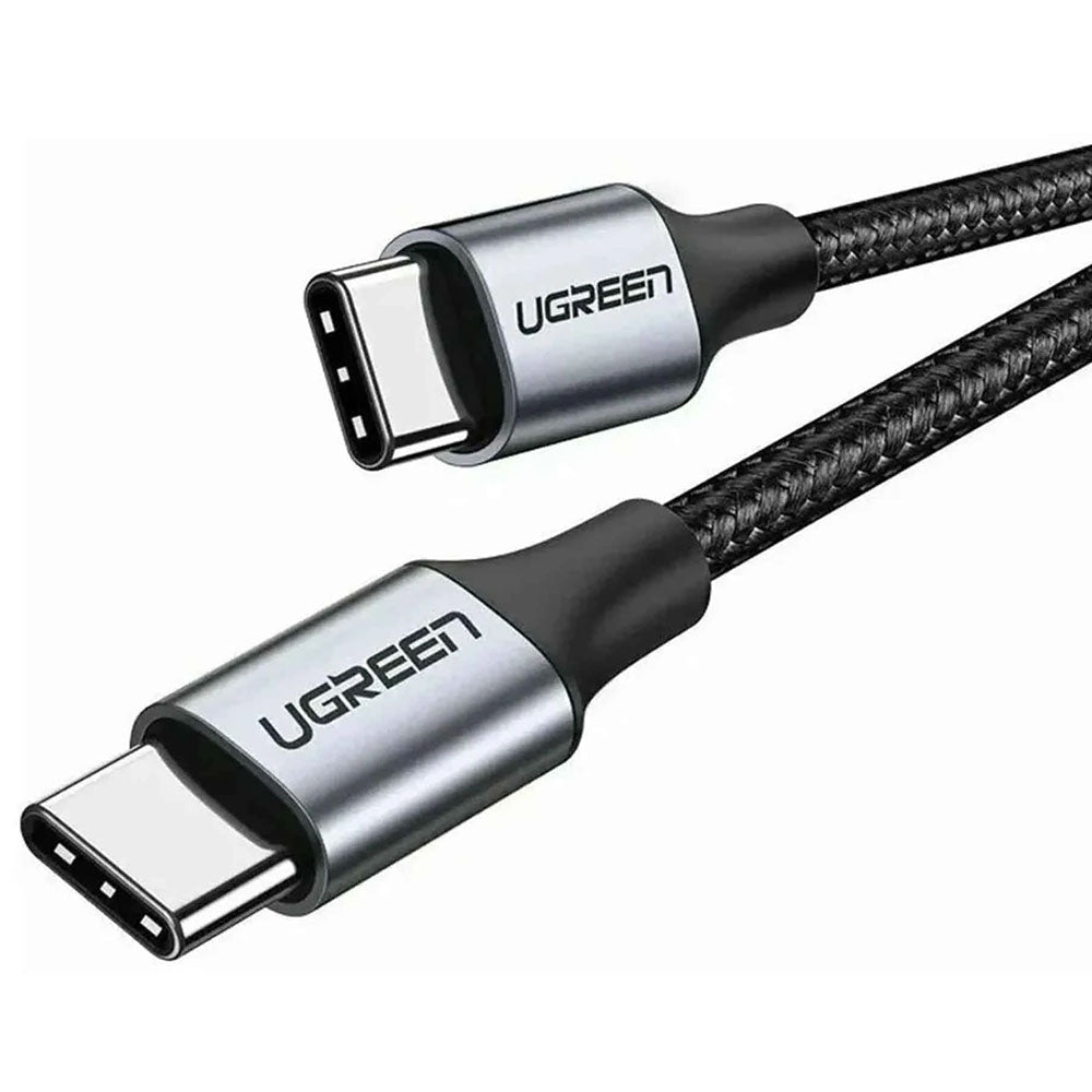 USB-C-auf-USB-C-Daten- und Ladekabel UGREEN US261 (50152), 60 W, 2 m, Grau