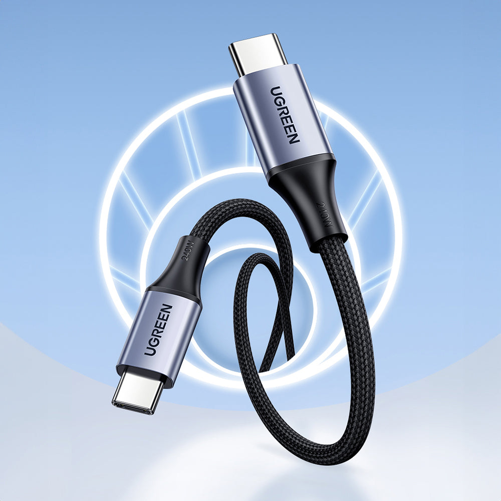 USB-C Daten- und Ladekabel - USB-C UGREEN US535, 240W, 1m, Grau
