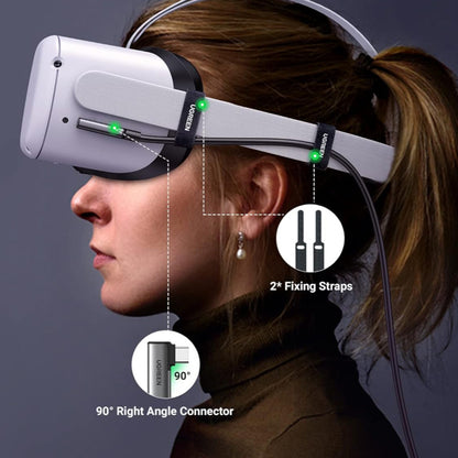 Daten- und Ladekabel USB-C - USB-C UGREEN US551 (90629) Angled, 60W, 5m, Schwarz