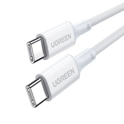 Daten- und Ladekabel USB-C - USB-C UGREEN US557 (15267), 100W, 1m, Weiß