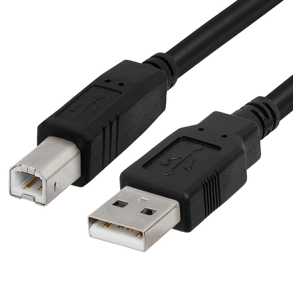 OEM-Druckerkabel, USB-A - USB-B, 1,5 m, Schwarz
