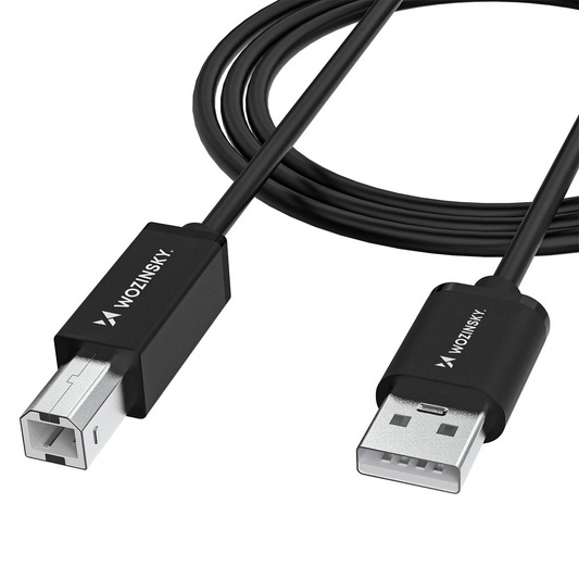Druckerkabel WZK WKDDY3S, USB-A - USB-B, 2m, Schwarz