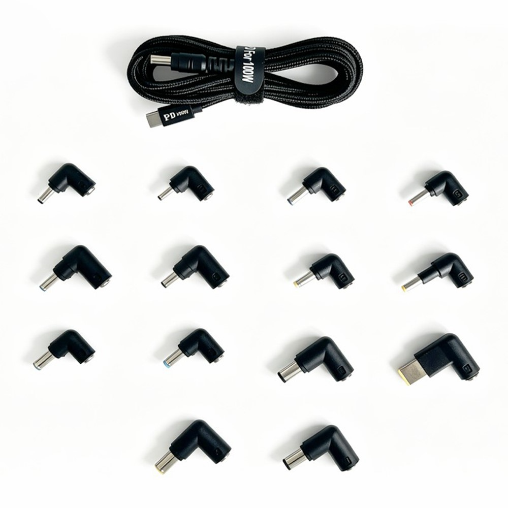 OEM-Ladekabel, 2m, 14in1, Schwarz