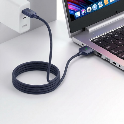 Ladekabel Tech-Protect MMC01 Ultraboost, USB-C - MagSafe 3, 140W, 2m, Marineblau