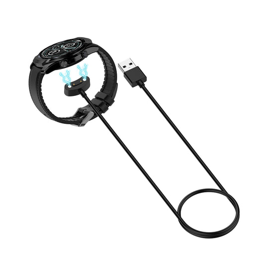 Ladekabel Techsuit TCW1 für Mobvoi Watch Series, USB-A, Schwarz