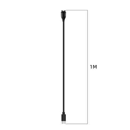 Ladekabel Techsuit TGC2 für Garmin Watch Fenix / vivoactive Serie, USB-C, Schwarz