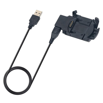 Ladekabel Techsuit TGC5 für Garmin Fenix 3 Sapphire / 3 HR / 3, USB-A, Schwarz
