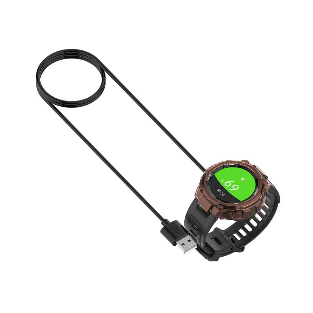 Ladekabel Techsuit THA2 für Amazfit Watch Series, USB-A, Schwarz
