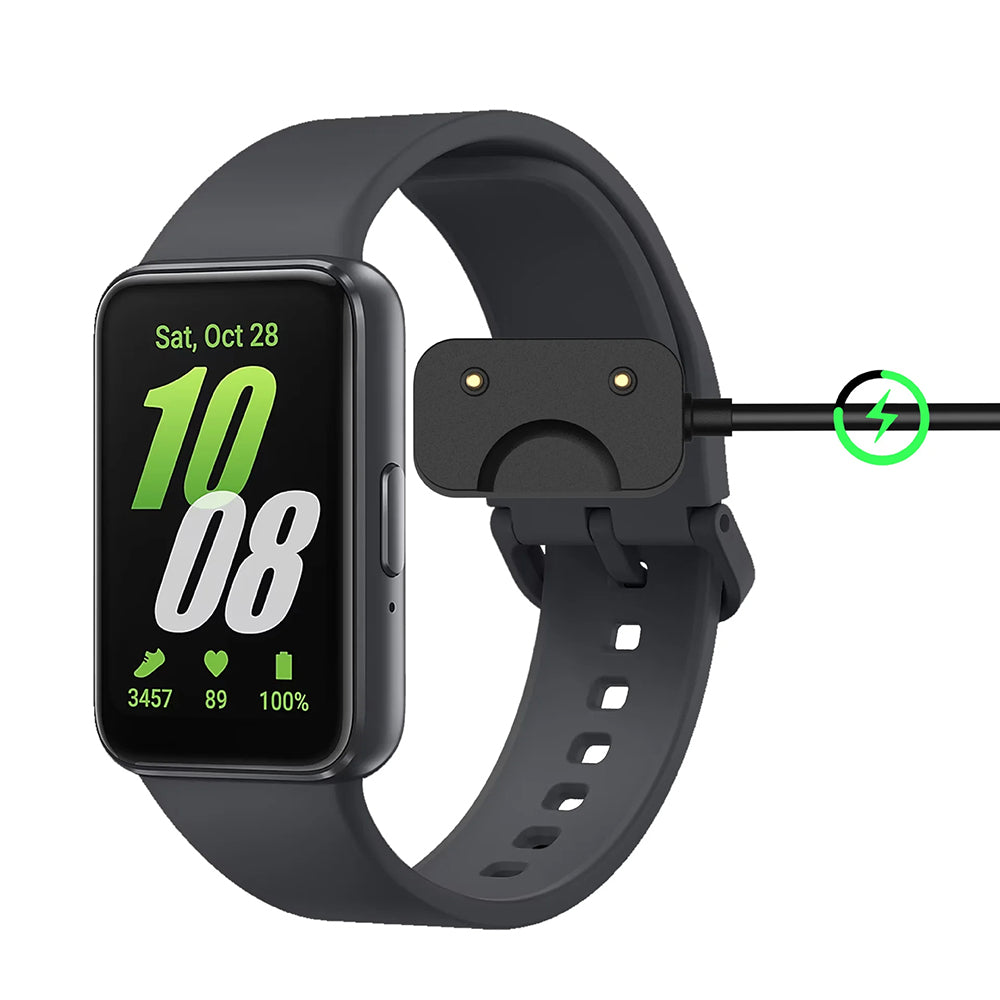 Techsuit WCC1 Ladekabel für Samsung Galaxy Fit3 R39M, USB-C, Schwarz