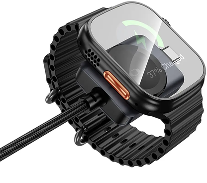 USB-C Ladekabel - USB-C HOCO CW66 2in1, 100W, 1,2m, Schwarz