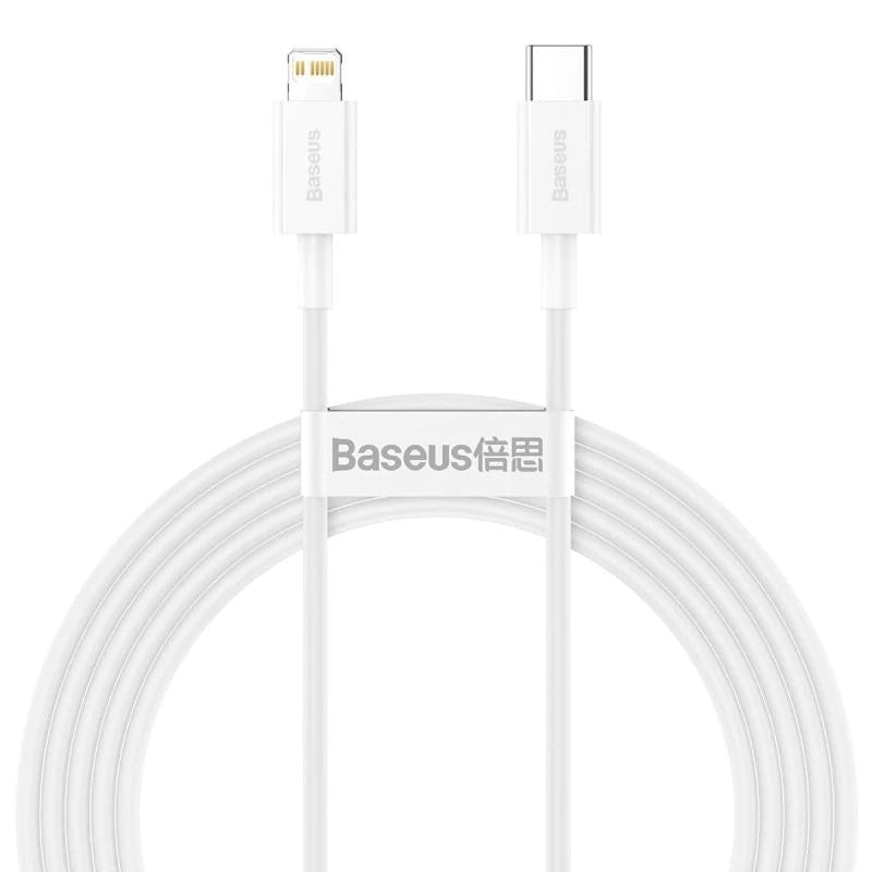 Daten- und Ladekabel USB-C – Lightning Baseus Superior Series, 20 W, 2 m, Weiß CATLYS-C02