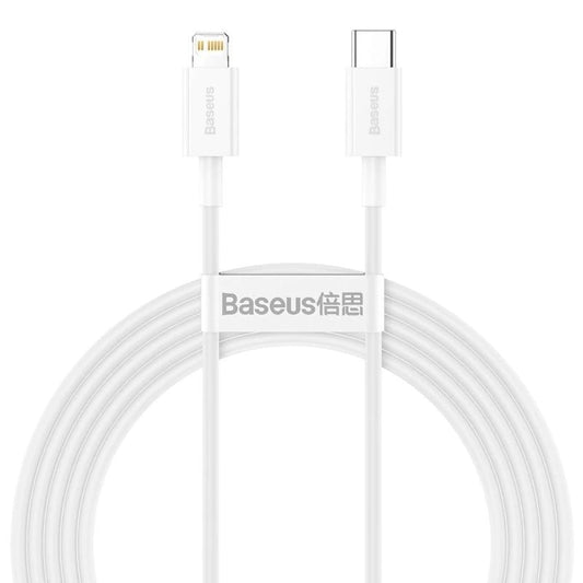 Daten- und Ladekabel USB-C – Lightning Baseus Superior Series, 20 W, 2 m, Weiß CATLYS-C02