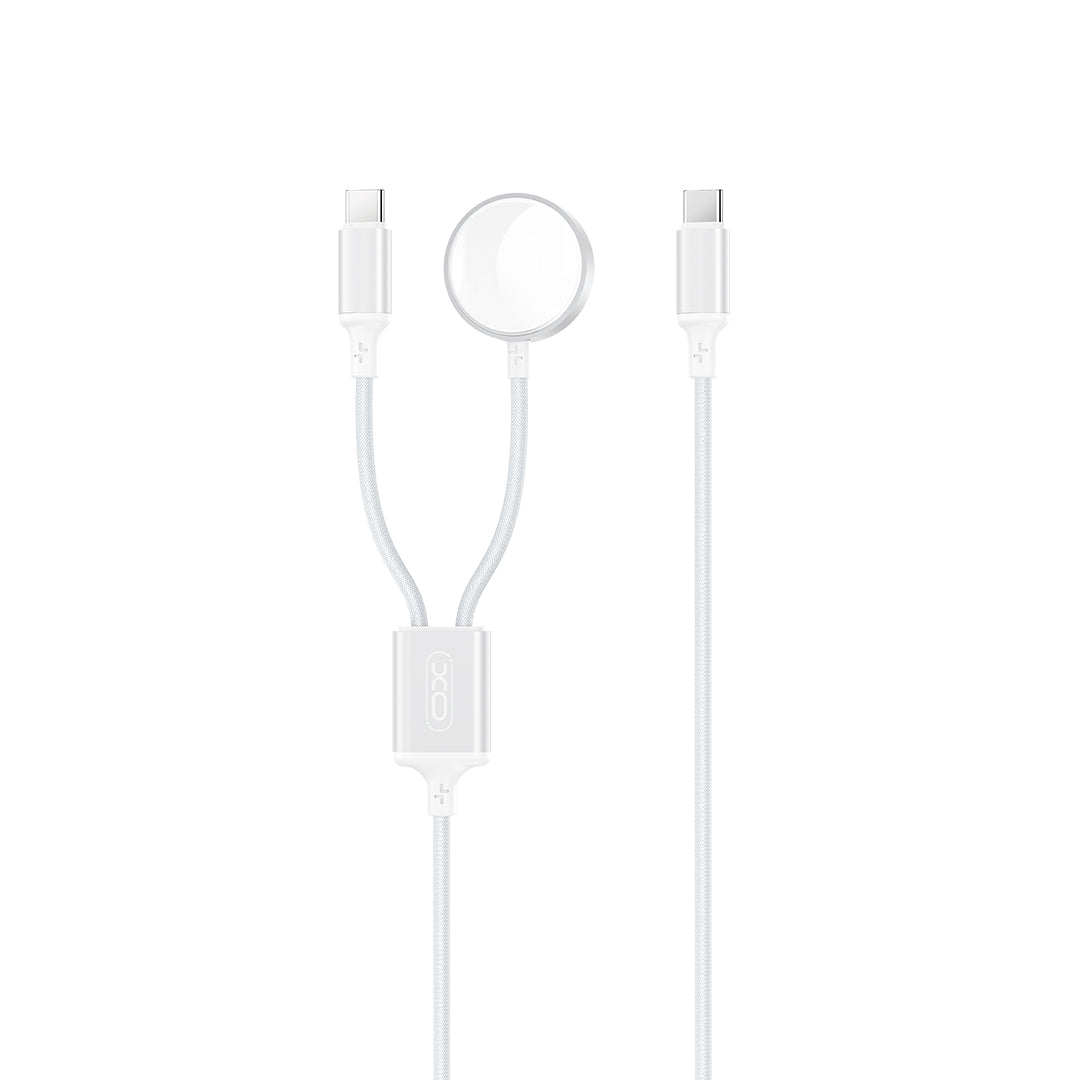 Wireless-Ladegerät XO Design CX030 für Apple Watch Series, USB-C, Weiß