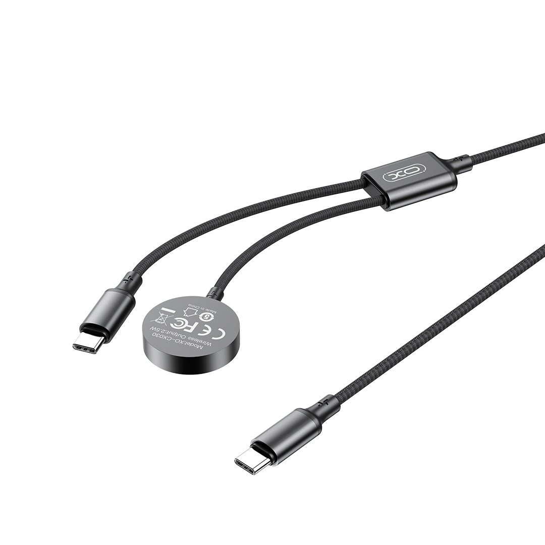 Wireless-Ladegerät XO Design CX030 für Apple Watch Series, USB-C, Schwarz