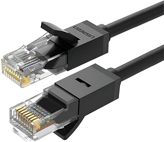 UGREEN NW102 Netzwerkkabel, UTP, Cat6, 5m, Schwarz