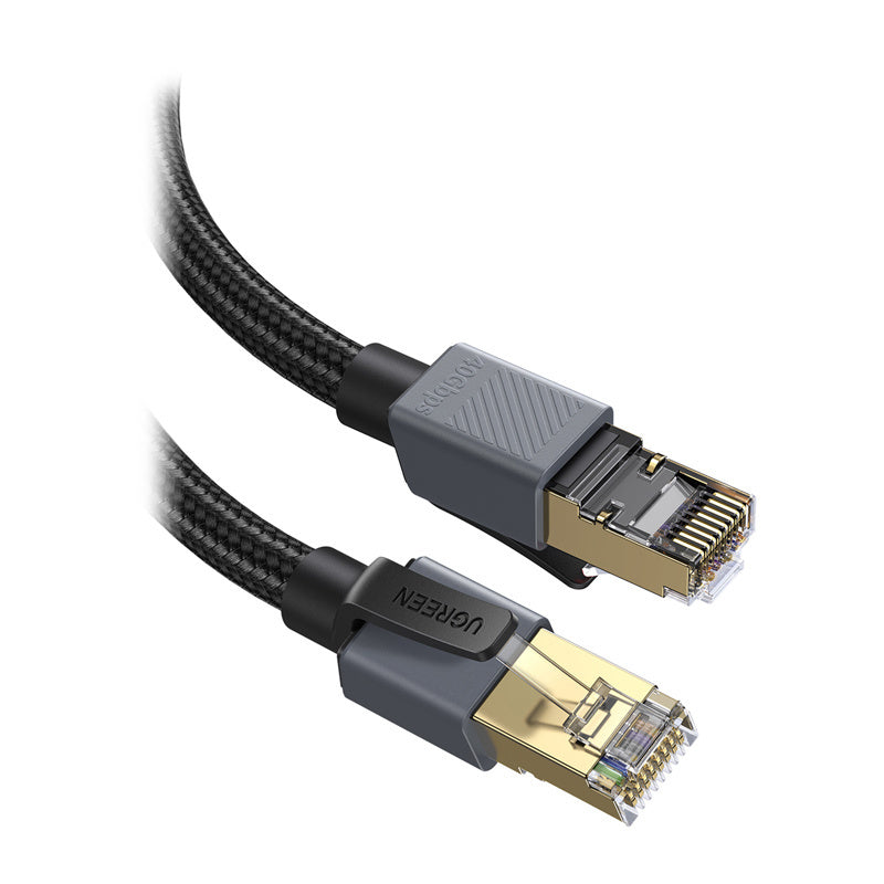 UGREEN NW343 Netzwerkkabel, UTP, Cat8, 5m, Schwarz