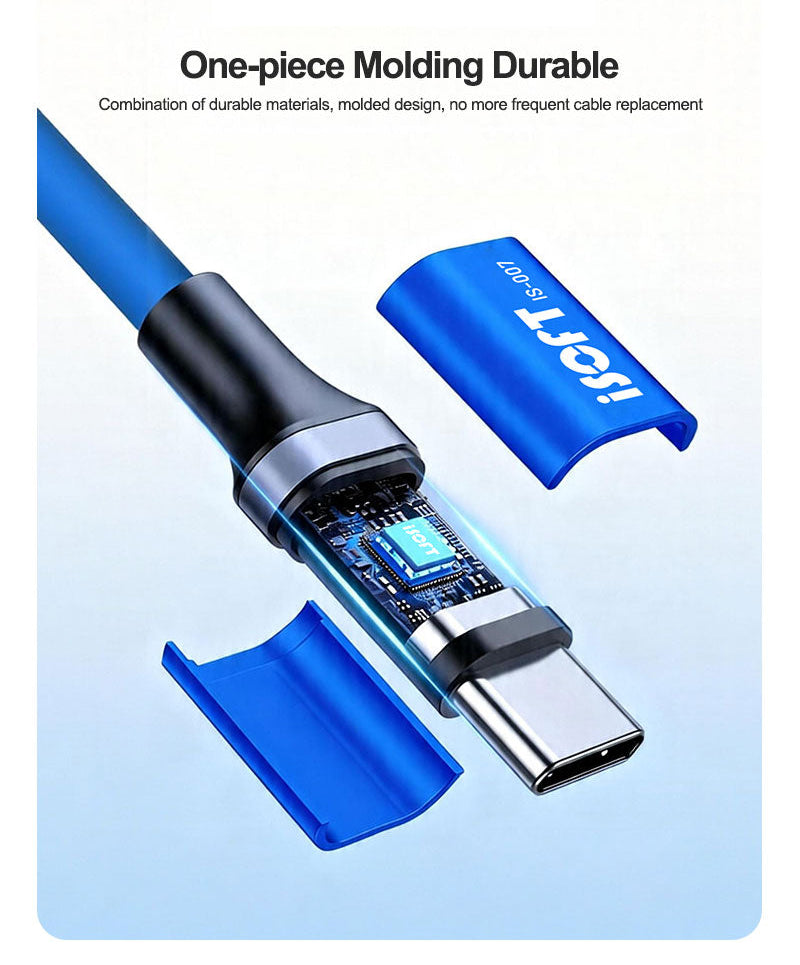 Datenübertragungskabel iSOFT IS-007, USB-A - USB-C Schnittstelle