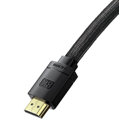 Baseus High Definition Videokabel, HDMI - HDMI, 8K, 2m, Schwarz CAKGQ-K01