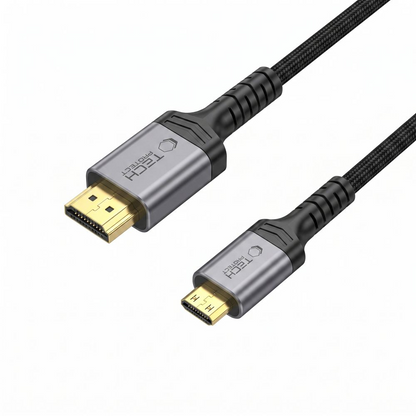Tech-Protect Ultraboost 2 Videokabel, miniHDMI - HDMI, 8K, 2m, Schwarz