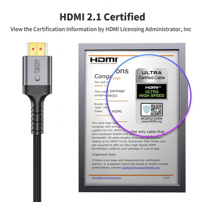 Tech-Protect Ultraboost 2 Videokabel, HDMI - HDMI, 8K, 3m, Schwarz