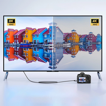 Video-Kabel UGREEN HD163, miniHDMI - HDMI, 8K, 2m, Grau