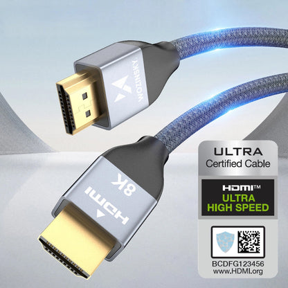 WZK Ultraboost Video Kabel, HDMI - HDMI, 8K, 3m, Grau WHDMI-30 WHDMI-30 