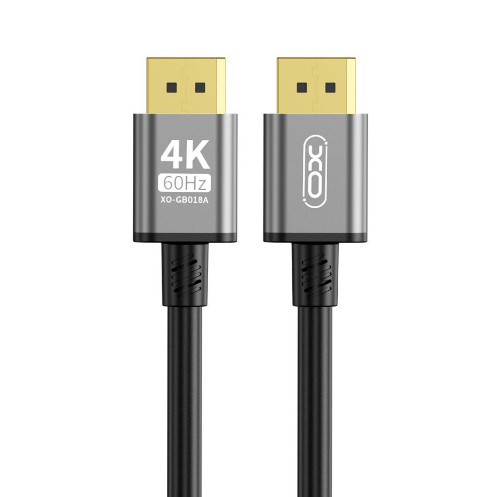 Video-Kabel XO Design GB018A, DisplayPort - DisplayPort, 4K, 3m, Schwarz