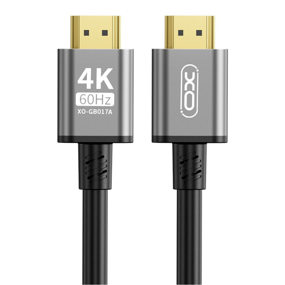 Video-Kabel XO Design GB017B, HDMI - HDMI, 4K, 5m, Schwarz