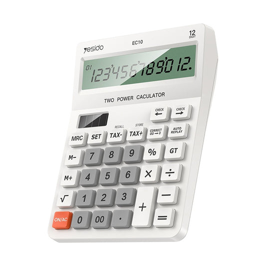 Yesido EC10 White Office Calculator