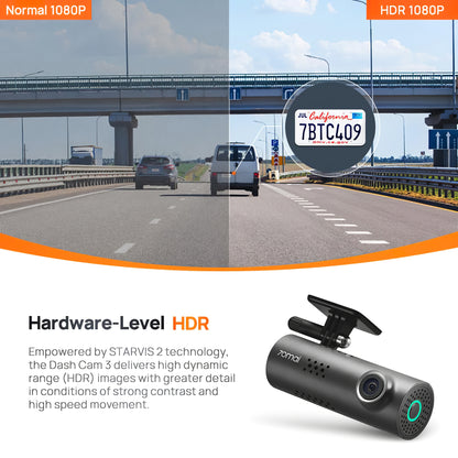 Autokamera 70mai Dash Cam 3 M200, 1080P, WLAN