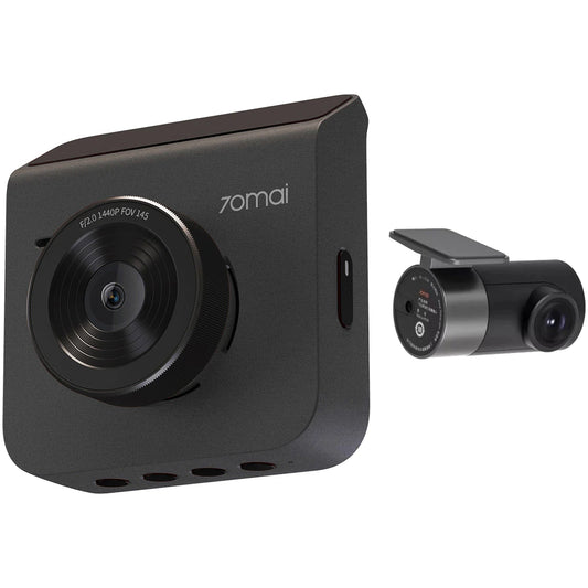 Rear Front Car Camera 70mai Dash Cam A400, 2K, Wi-Fi, 2-inch Display