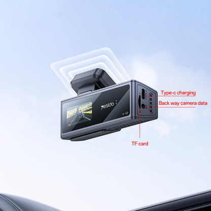 Auto Kamera Yesido KM22, 1080P, Wi-Fi, Schwarz