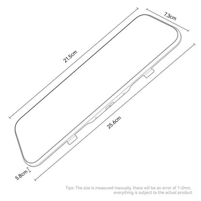 Yesido KM24 Auto-Kamera mit Carplay / Android Auto, 4K, 9.66 Zoll Display