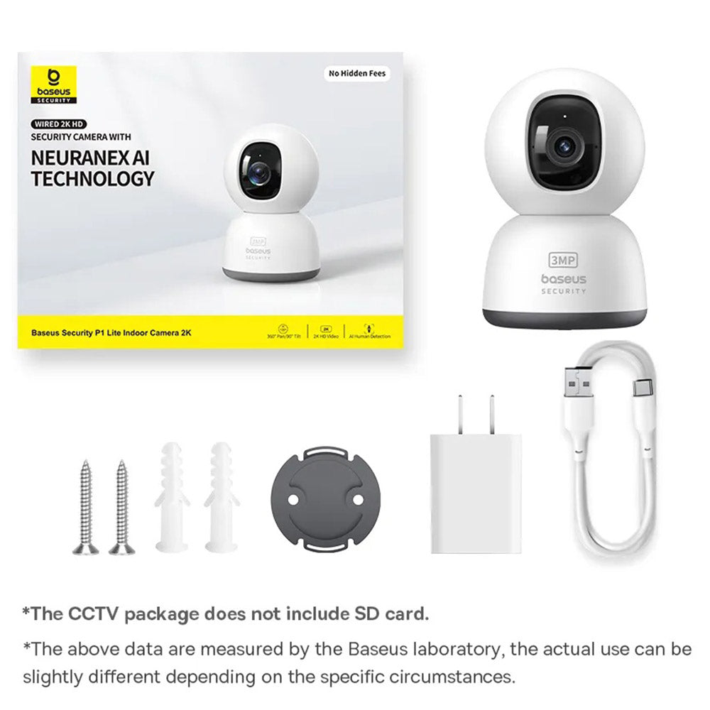Überwachungskamera Baseus P1 Lite, Wi-Fi, 2K, Innenraum S0TV002132