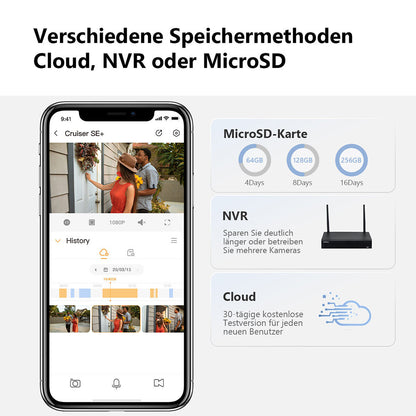 Überwachungskamera Imou Cruiser SE+, Wi-Fi, 3K, IP66, Außenbereich IPC-K7CP-5H1WE