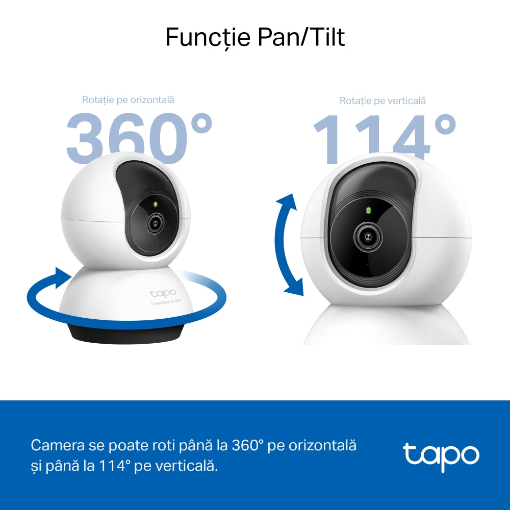 TP-LINK Tapo C220 Surveillance Camera, Wi-Fi, 2K, Indoor