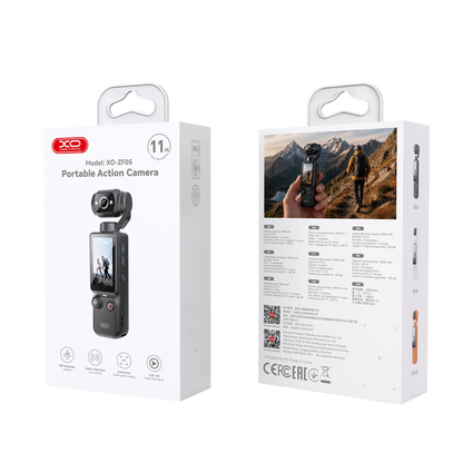Sportkamera XO Design ZF05, 2.5K, 1,9-Zoll-Display