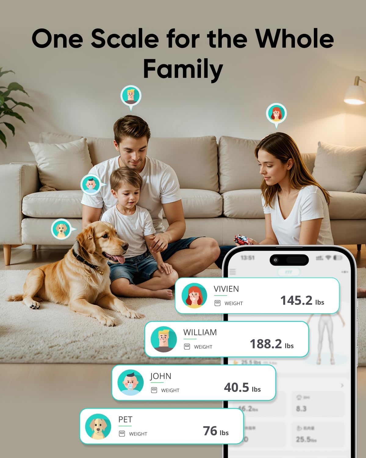 Digitalwaage Eufy Smart Scale C20, Schwarz T9130011