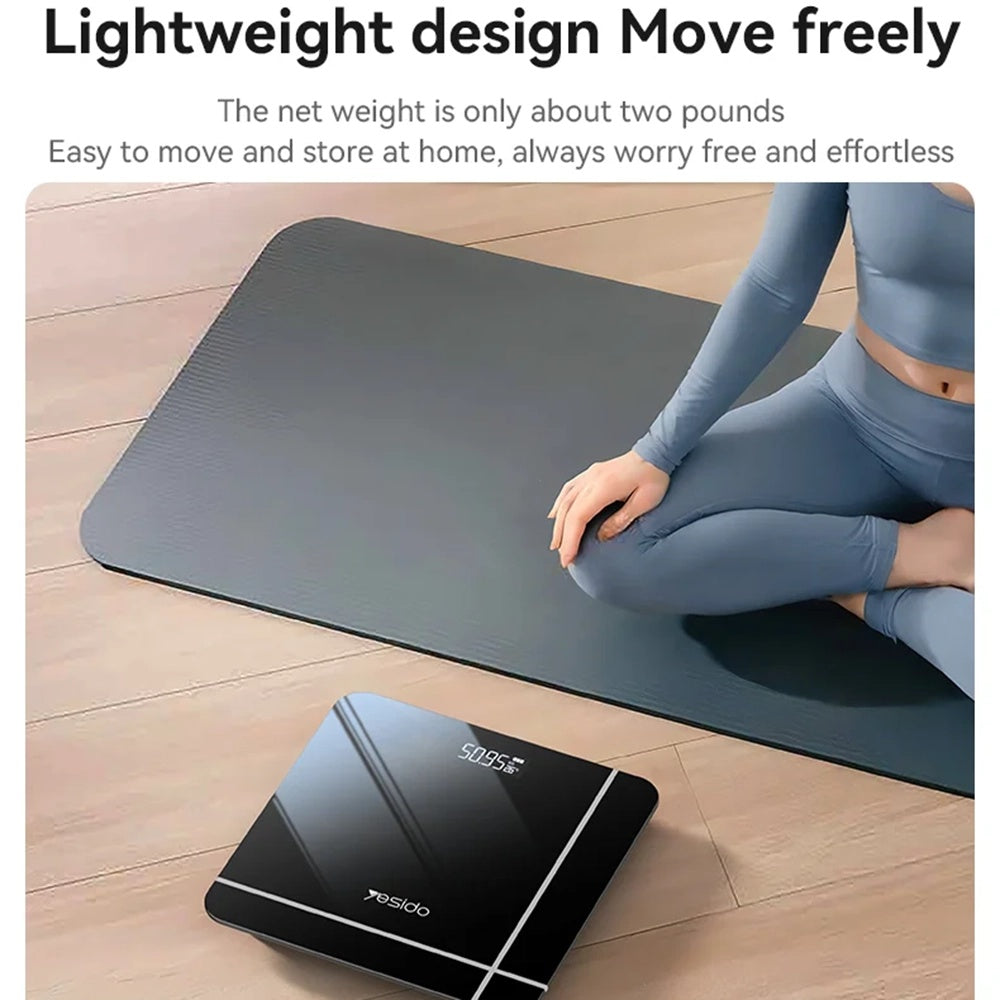 Digitalwaage Yesido MG09, Schwarz