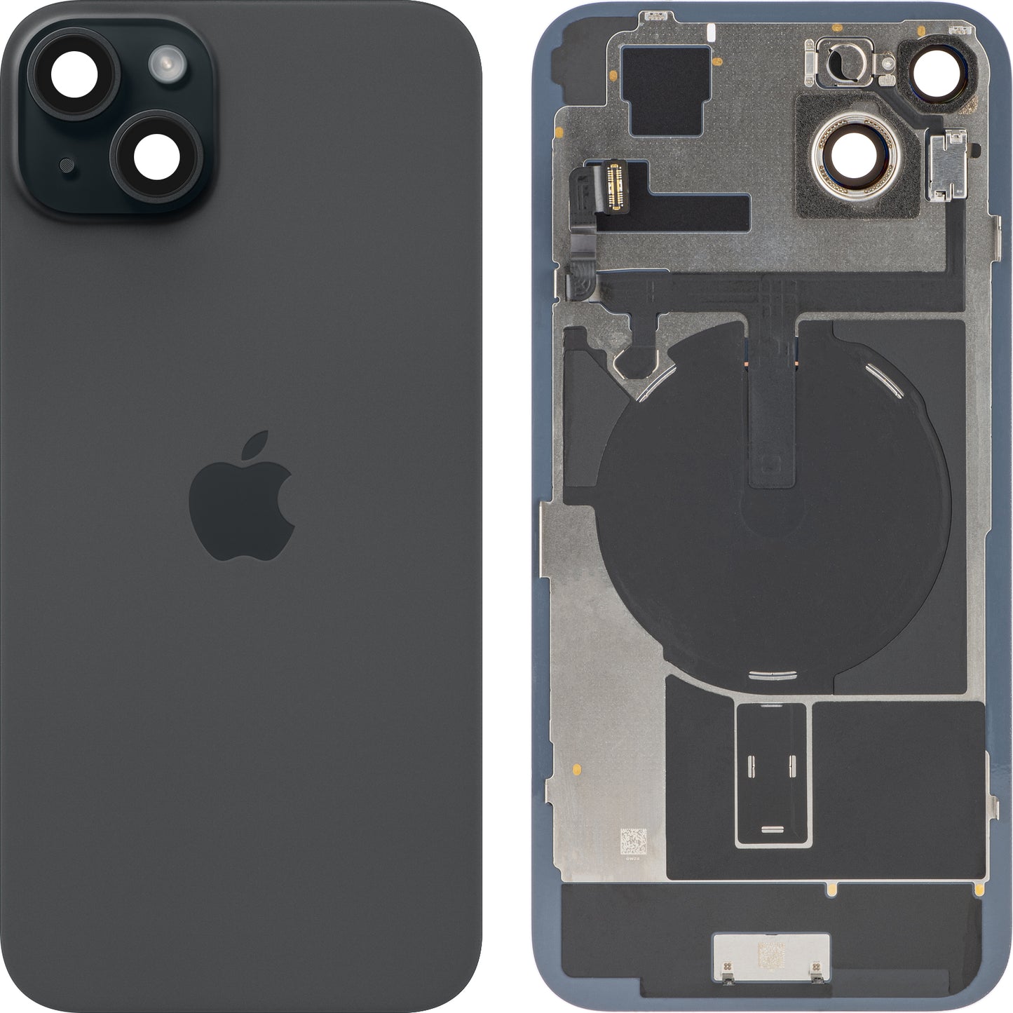 Apple iPhone 15 Plus Akkudeckel, Schwarz, Swap