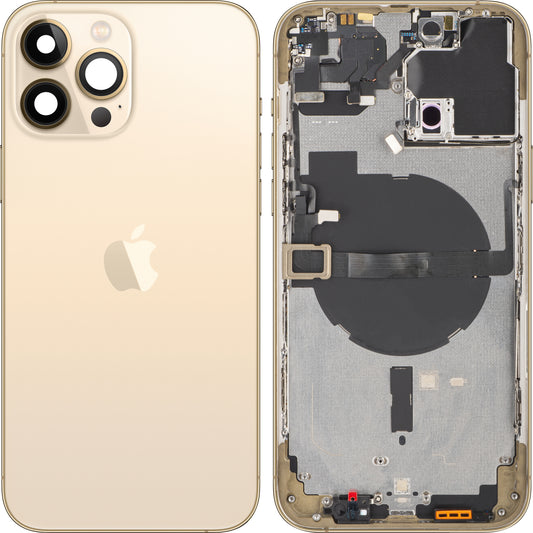 Apple iPhone 13 Pro Max Akkudeckel, mit Mittelgehäuse, Gold, Swap