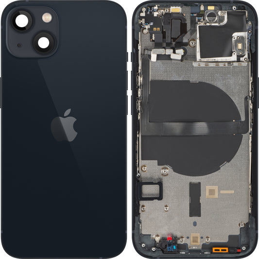 Apple iPhone 13 Akkudeckel, mit Mittelgehäuse, Schwarz (Midnight), Swap (Grade B)