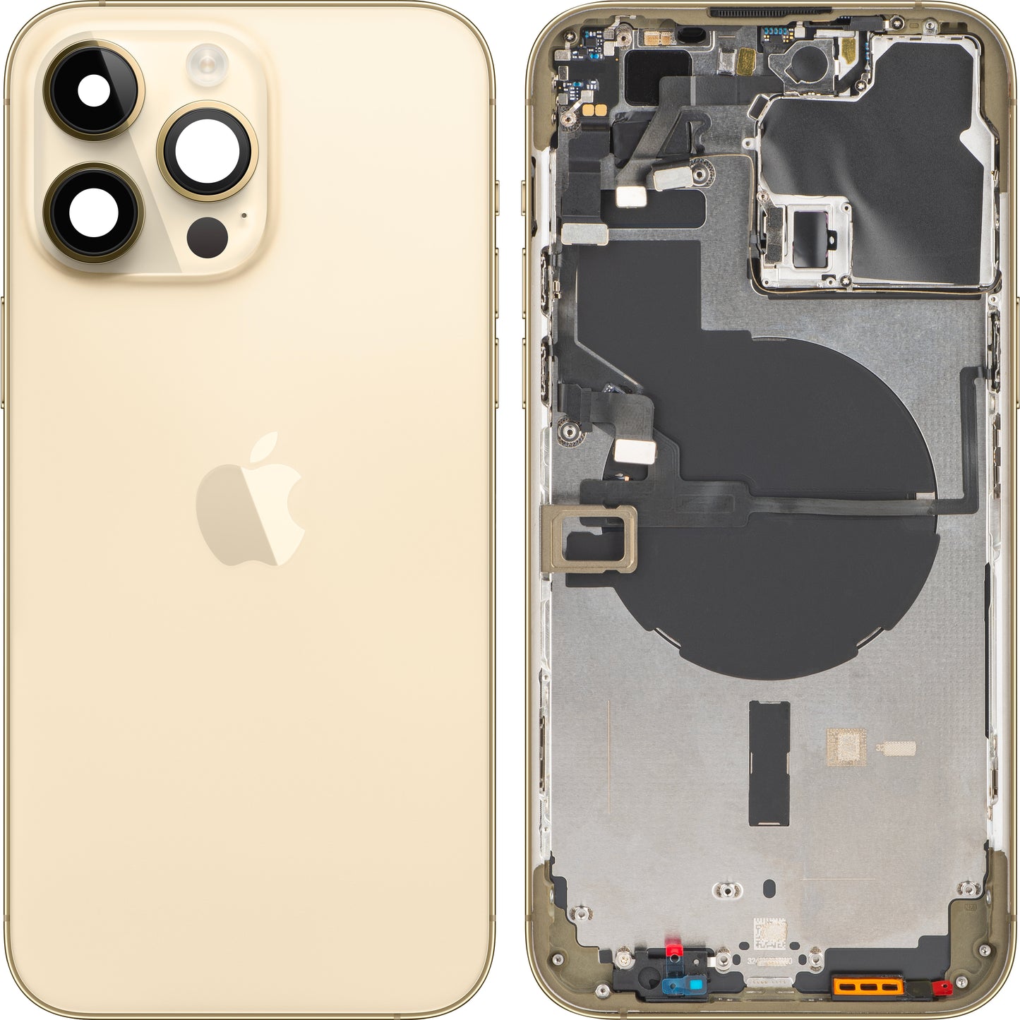 Apple iPhone 14 Pro Max Akkudeckel, mit Mittelgehäuse, Gold, Swap