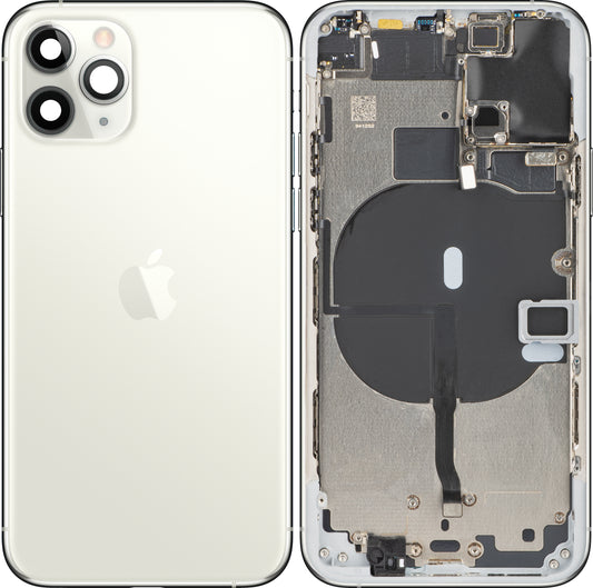 Apple iPhone 11 Pro Akkudeckel, mit Mittelgehäuse, Silber, Swap