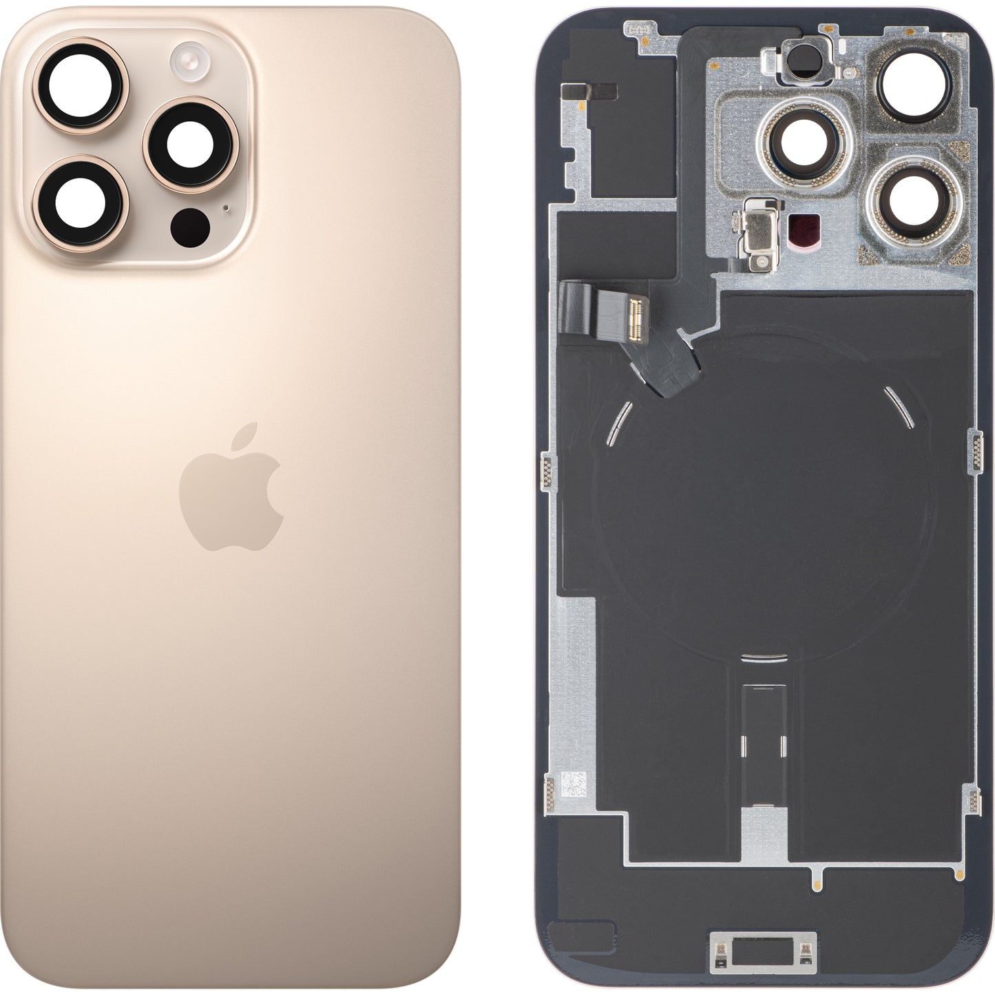 Batteriedeckel Apple iPhone 16 Pro Max, Gold (Desert Titanium), Swap