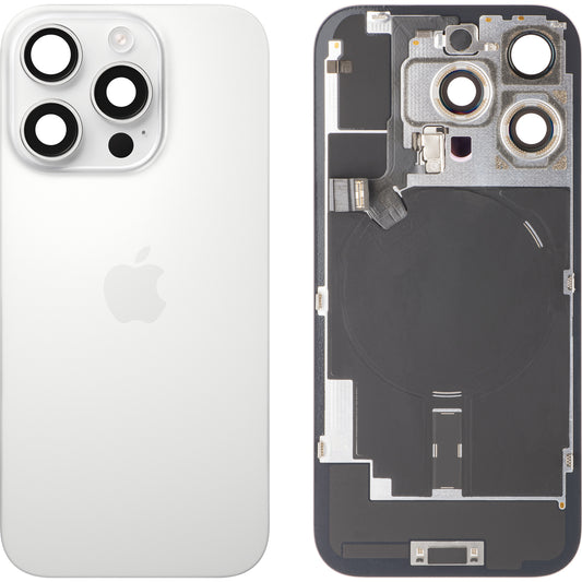 Akkuabdeckung Apple iPhone 16 Pro, Weiß (White Titanium), Swap