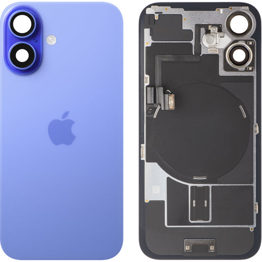 Akkuabdeckung Apple iPhone 16, Blau (Ultramarin), Swap