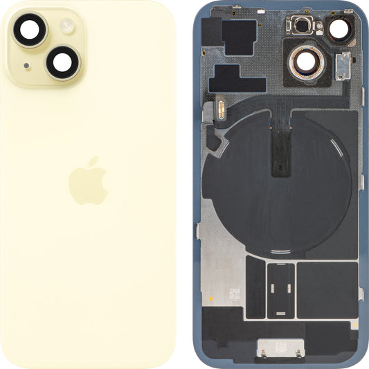 Apple iPhone 15 Battery Cover, Yellow, Swap