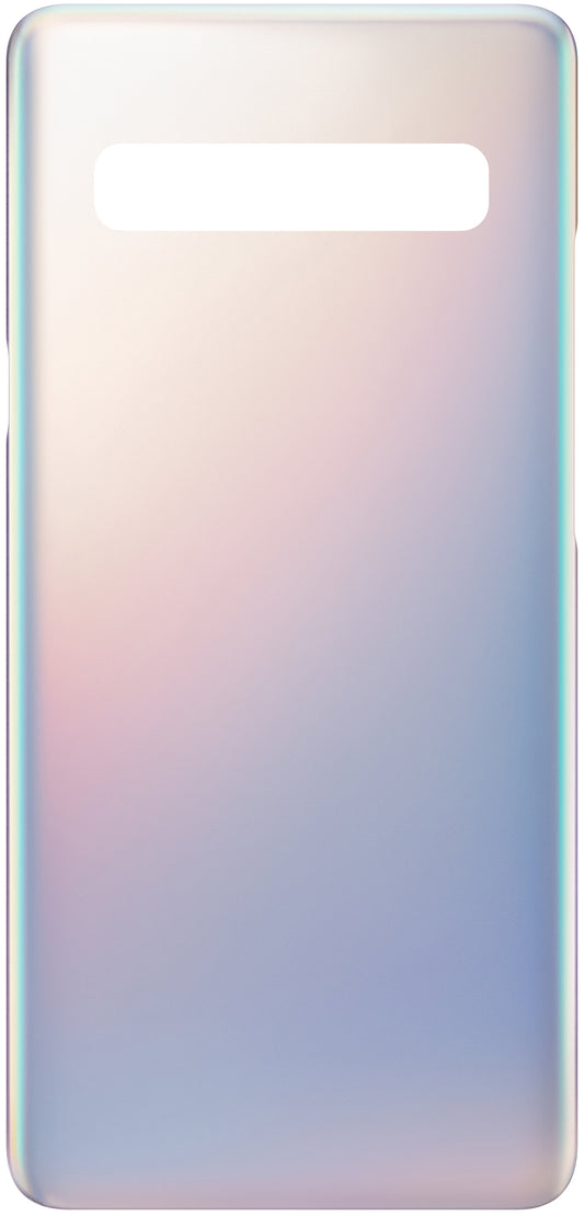 Akkudeckel kompatibel mit Samsung Galaxy S10 5G G977, Silber