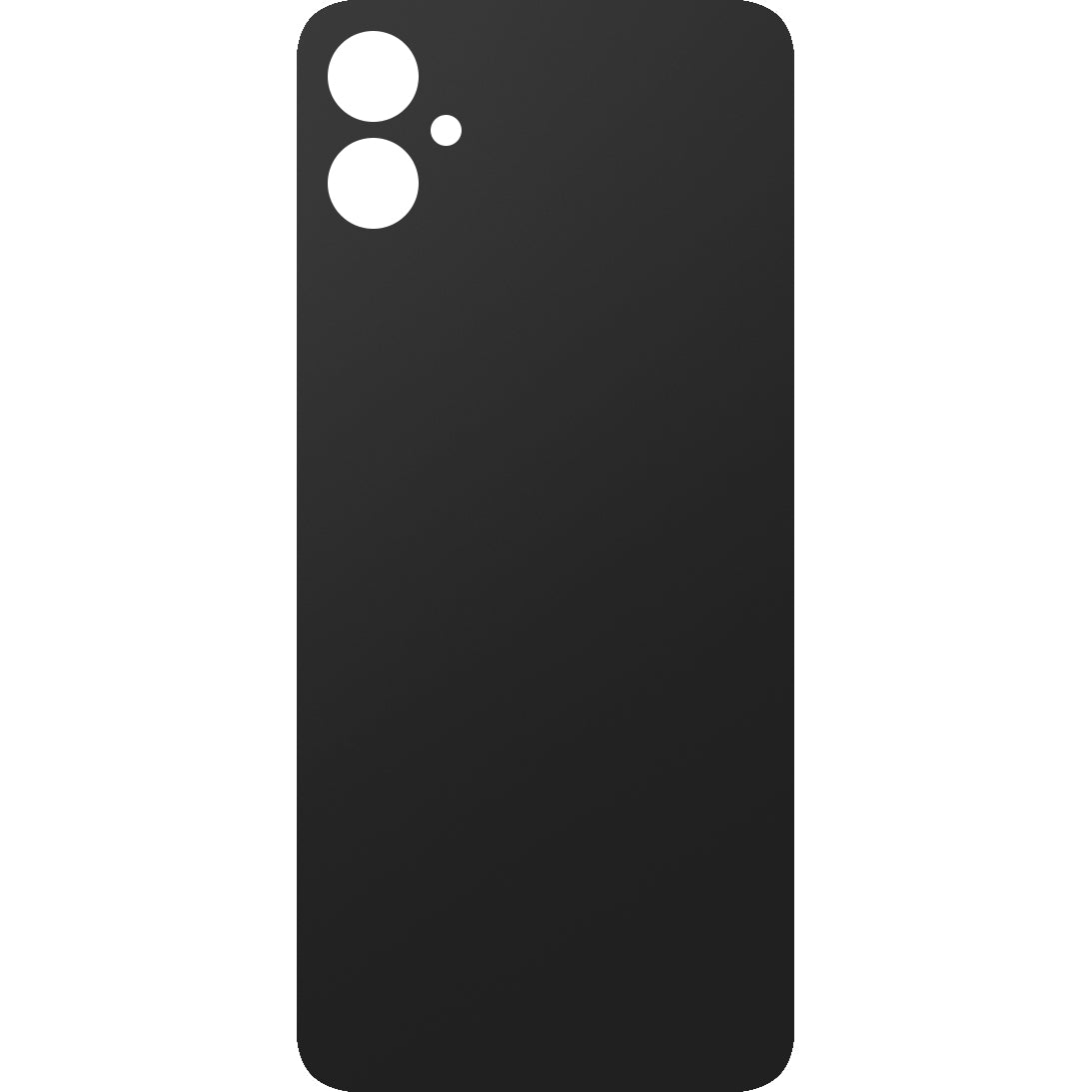Akkudeckel kompatibel mit Samsung Galaxy A05 A055, Schwarz